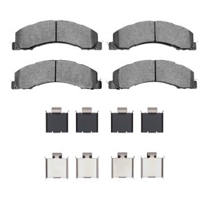 Dodge Ram 4500 Brake Pads - Rear + Front - R1 Concepts - Semi Metallic - `08-`25